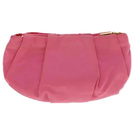 Prada-Bolso PRADA Ribbon Nylon Rosa Auth bs8037-Rosa