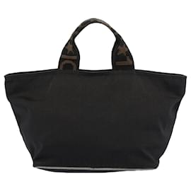 Fendi-FENDI Hand Bag Nylon Black Auth bs7932-Black