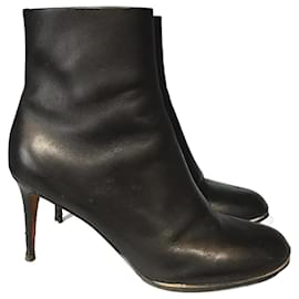 Givenchy-Botins GIVENCHY Ankle T.eu 40 Couro-Preto