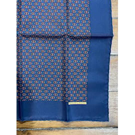 Hermès-HERMES  Scarves T.  silk-Blue