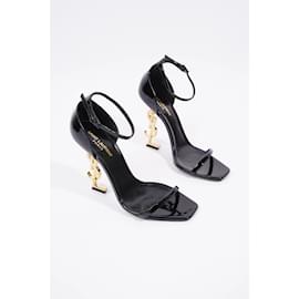 Saint Laurent-Saint Laurent Opyum Black Patent Leather EU 40 Uk 7-Black