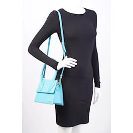 Jacquemus-Jacquemus Le Chiquito Le Grand Blue Leather-Blue