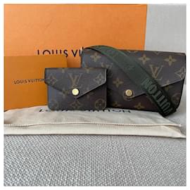 Louis Vuitton-Louis Vuitton Pochette Felicie Strap & Go-Brown