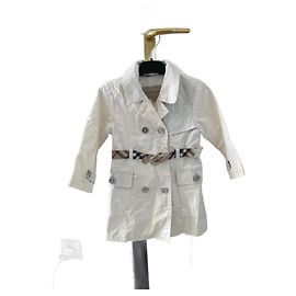 Burberry Trench Coat White White