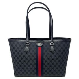 BOLSA DE COMPRAS GUCCI X BALENCIAGA Preto