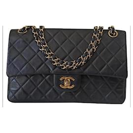Chanel-Chanel Medium Double Flap Bag-Schwarz