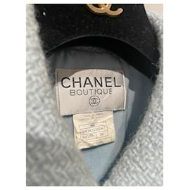 Chanel-Jackets-Light blue