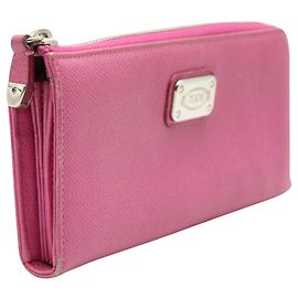 Tod's Cartera rosa con cremallera alrededor Rosa