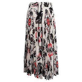 Red Valentino Bunt bedruckter, plissierter Midirock Andere