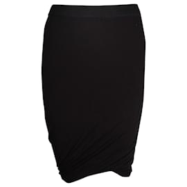 T By Alexander Wang-Black Bomber Style Skirt-Black