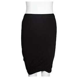 T By Alexander Wang-Black Bomber Style Skirt-Black