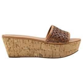 Cunhas Marrons Tory Burch Elaine Marrom