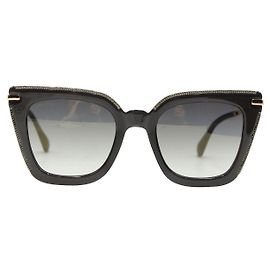 Jimmy Choo Black Ciara Mirror Lense Sunglasses Black