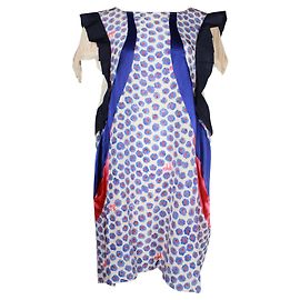 Tsumori Chisato Robe en soie patchwork multicolore Autre