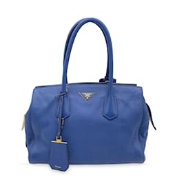 Prada-Blue Inchiostro Leather lined Handle Tote Bag BN2767-Blue