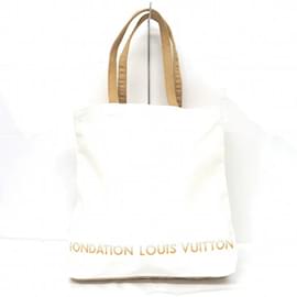 Louis Vuitton-Limited Edition Canvas Foundation Tote Bag-White