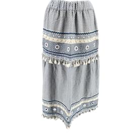 Autre Marque-DODO BAR OR  Skirts T.International M Cotton-Blue