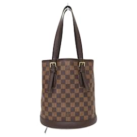 Louis Vuitton-Damier Ebene Marais Bucket Bag N42240-Brown