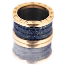 Bulgari-18K Lapis Lazuli B.Null1 Ring-Schwarz