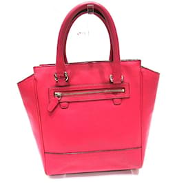 Coach-Leather Mini Tanner Satchel-Pink