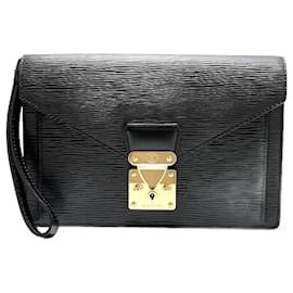 Louis Vuitton-Epi Pochette Sellier Dragonne M52612-Black