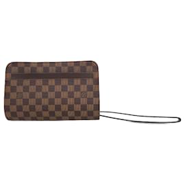 Louis Vuitton-Damier Ebene Pochette Saint Louis N51993-Brown