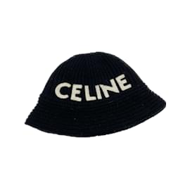 Céline-CELINE Cappelli T.Cashmere internazionale S-Nero