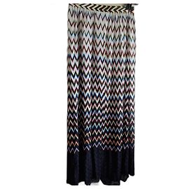 Falda Missoni de algodón beige Beige