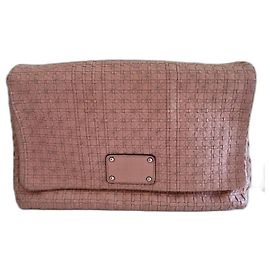 Clutch Dolce & Gabbana em couro rosa Rosa
