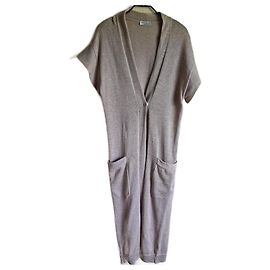 Brunello Cucinelli Cardigan Grau aus Baumwolle Grau