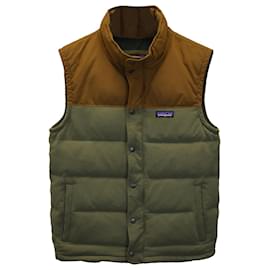 Autre Marque-Patagonia Bivy Down Vest in Green Nylon-Green