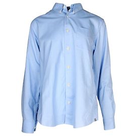 Camicia Button Down a maniche lunghe Visvim Albacore in cotone azzurro Blu Blu chiaro