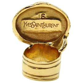 Yves Saint Laurent-Coral Arty Ring in Gold Color-Orange,Coral