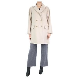 Colombo Beige lined-breasted coat - size IT 40 Other