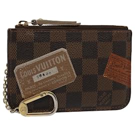 Louis Vuitton-LOUIS VUITTON Damier Ebene Pochette Cles Coin Purse N63086 LV Auth bs8123-Other