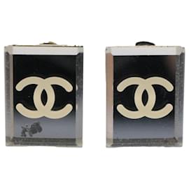 Chanel-CHANEL Boucle d'oreille Transparent CC Auth bs8079-Autre