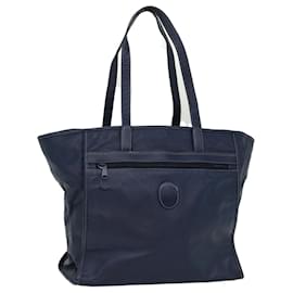 Christian Dior-Christian Dior Shoulder Bag Leather Navy Auth bs7845-Navy blue