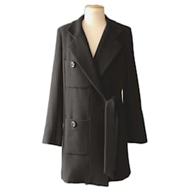Weill-Weill mid-length coat-Black