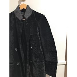 Joseph-JOSEPH  Coats T.fr 36 Fur-Black
