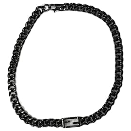 Fendi-FENDI Colliers T.  métal-Noir