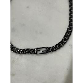 Fendi-FENDI Colliers T.  métal-Noir
