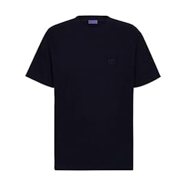 Dior-DIOR  T-shirts T.International M Cotton-Navy blue