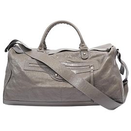 Balenciaga Sac Squash Cuir Gris Gris