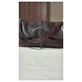 Prada-Handbags-Dark brown