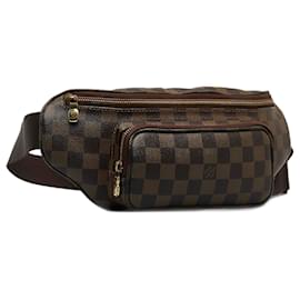 Louis Vuitton-Louis Vuitton Brown Damier Ebene Melville Bum Bag-Brown
