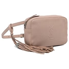 Saint Laurent-Saint Laurent Brown Lou Camera Bag-Brown,Beige