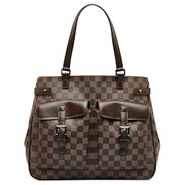 Louis Vuitton-Louis Vuitton Brown Damier Ebene Uzes -Brown
