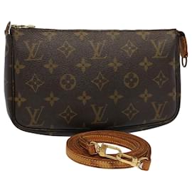 Louis Vuitton-LOUIS VUITTON Monogram Pochette Accessoires Pouch M51980 LV Auth 53438-Monogram