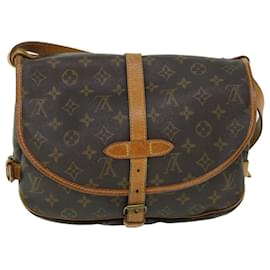 Louis Vuitton-Louis Vuitton Monogram Saumur 30 Shoulder Bag M42256 LV Auth 52650-Monogram