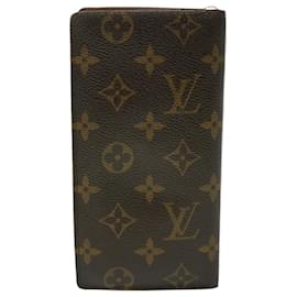 Louis Vuitton-Carteira LOUIS VUITTON Monogram LV Auth 53424-Monograma